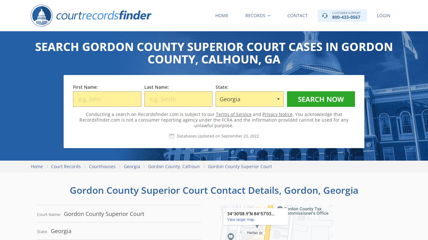 Gordon County Superior Court Case Search - RecordsFinder
